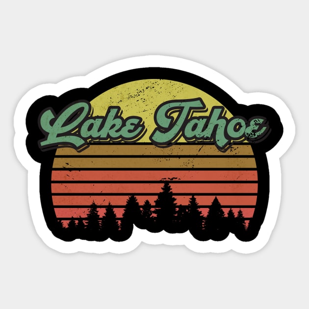 Lake Tahoe Sticker by Pablo_jkson